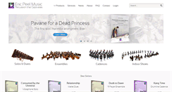 Desktop Screenshot of ericpeelmusic.com